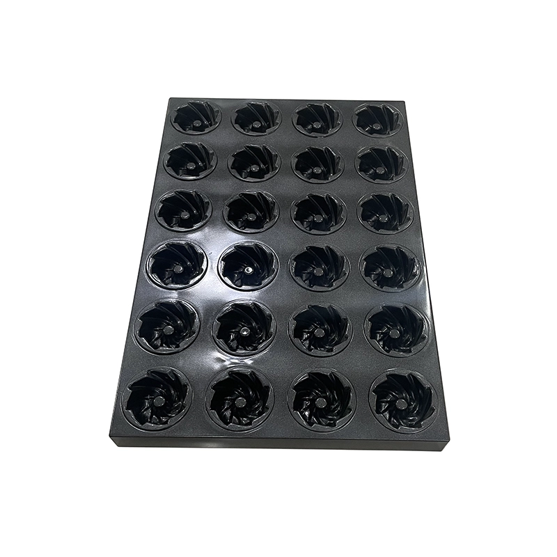 24 tasses Mini Swirl Cupcake Moules de cuisson
