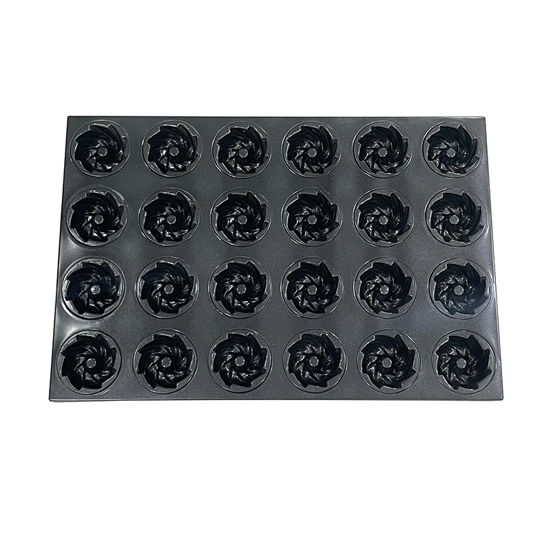 24 tasses Mini Swirl Cupcake Moules de cuisson