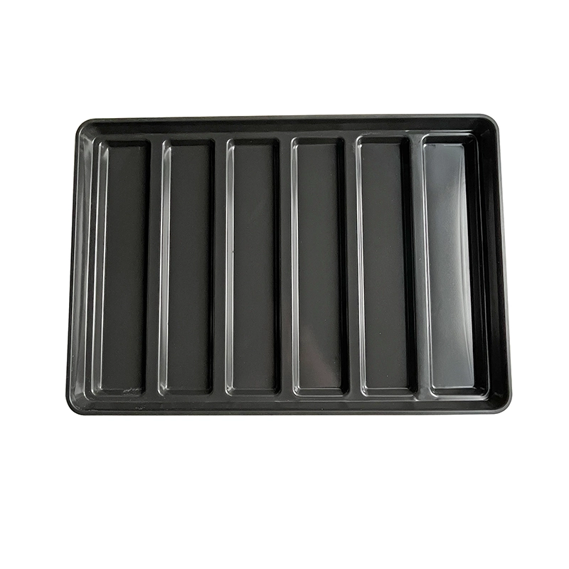 China Commercial Burger & Roll Pan with 6 Rectangle Mold manufacturer