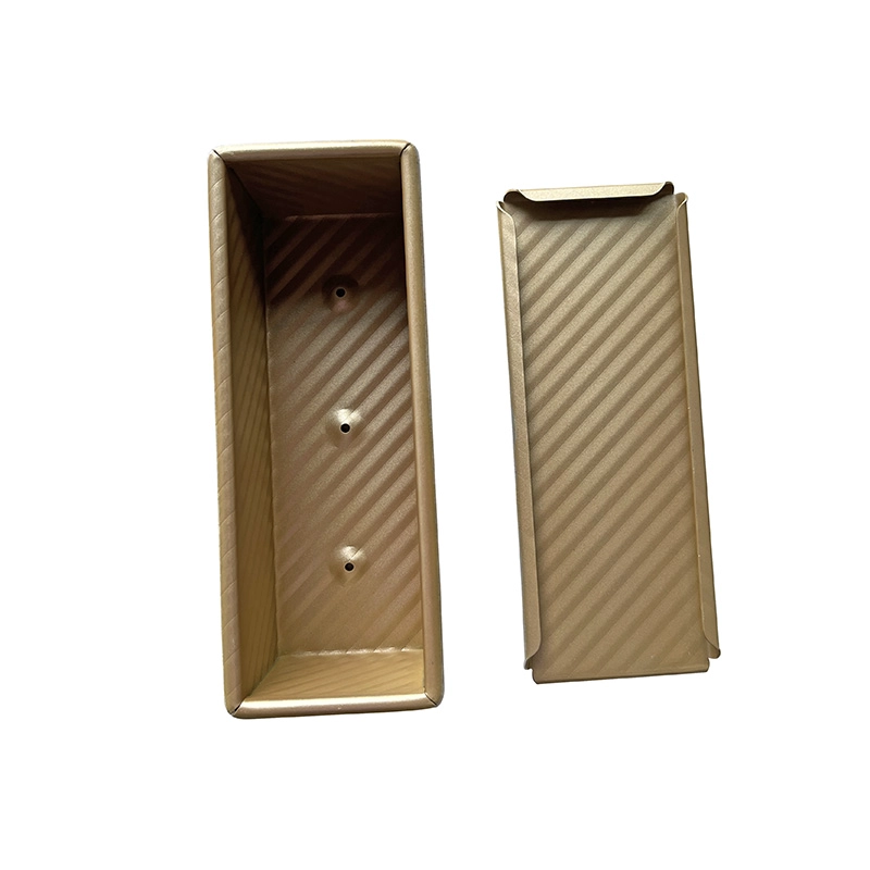 Chine Pan de pain de pullman cannelé en aluminium avec couvercle fabricant