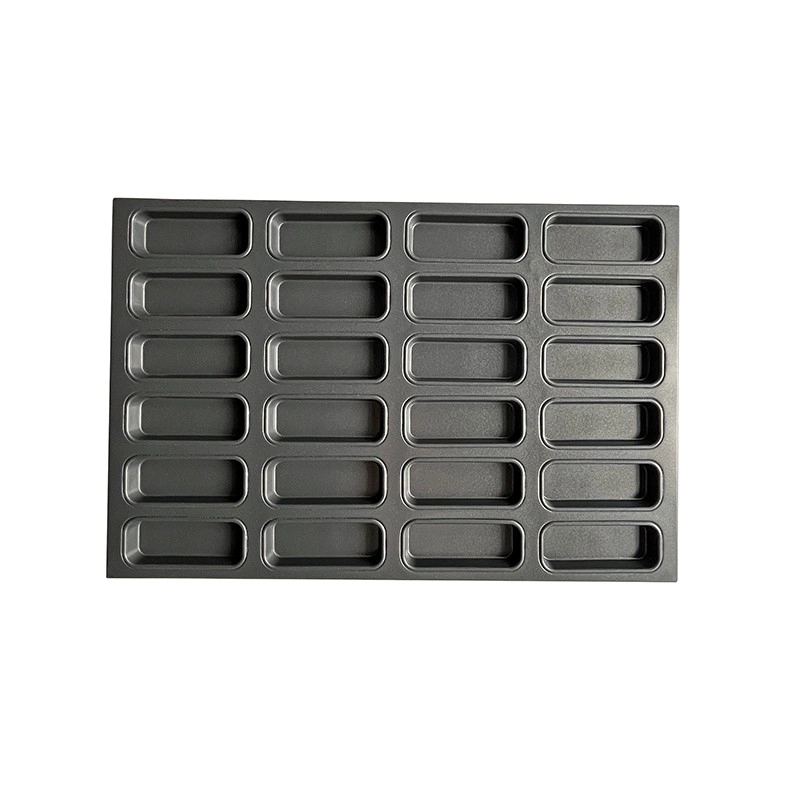 24 Moldes Bandeja para hornear de muffin de cupcake rectangle