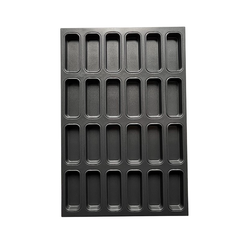 24 Moldes Bandeja para hornear de muffin de cupcake rectangle