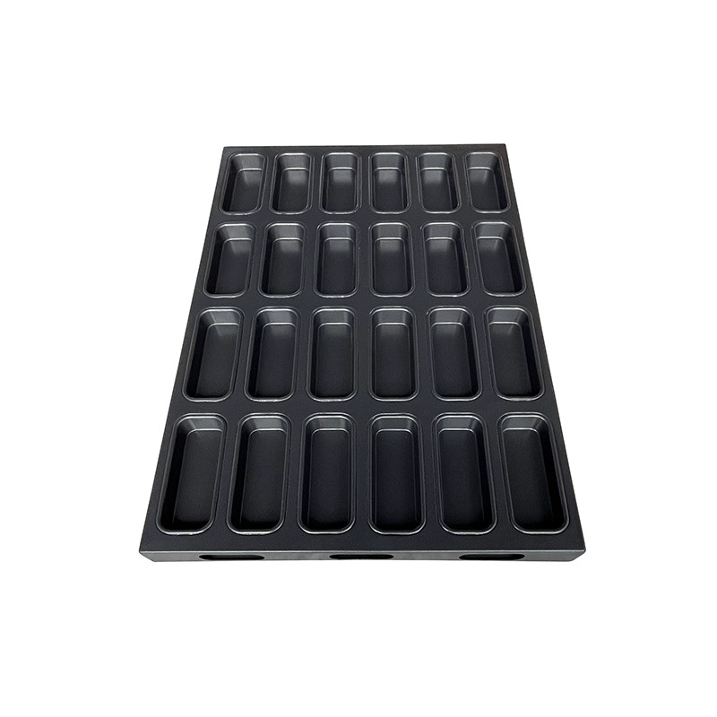 24 Moldes Bandeja para hornear de muffin de cupcake rectangle