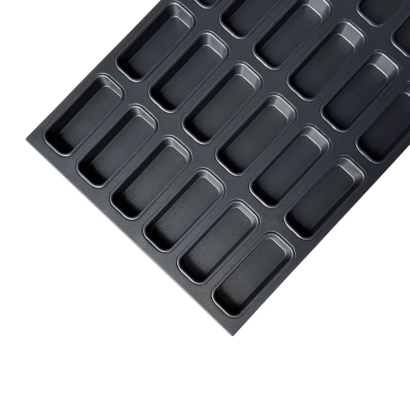 24 Moldes Bandeja para hornear de muffin de cupcake rectangle