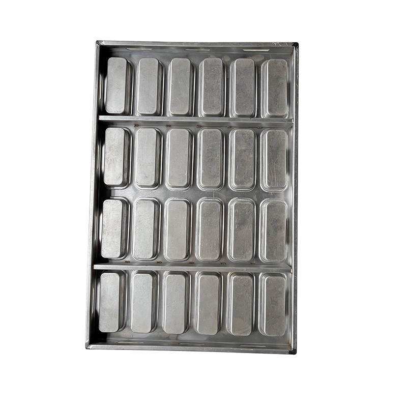 24 Moldes Bandeja para hornear de muffin de cupcake rectangle