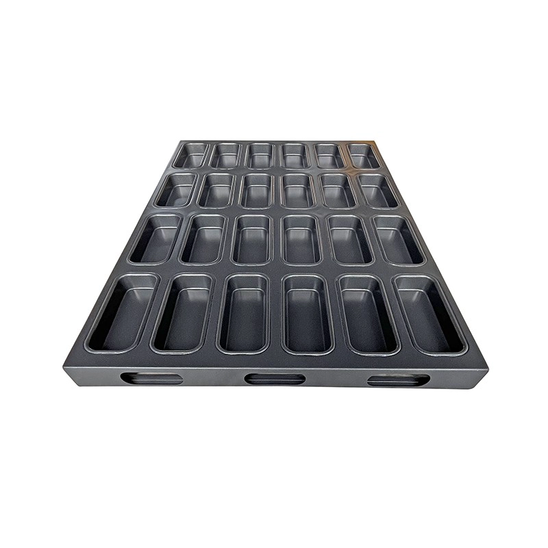 Chine 24 moules Rectangle Cupcake Muffin Plateau fabricant