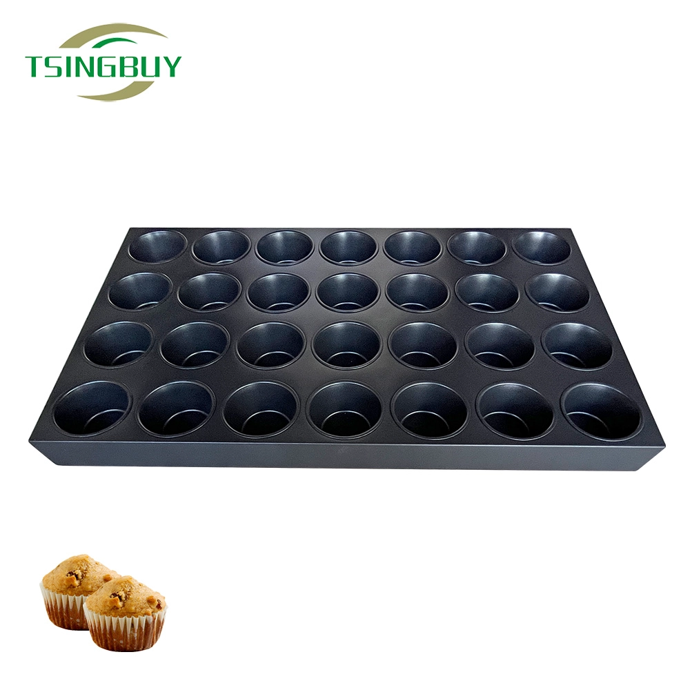 Tsina 28-Mold Round Cupcake at Muffin Baking Tray Manufacturer