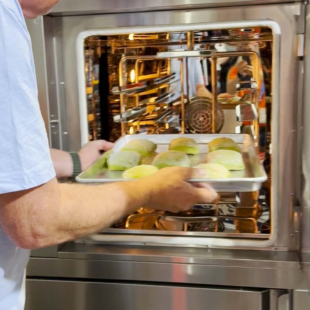 5 Trays Hot Air Rotary Convection Oven with Proofer