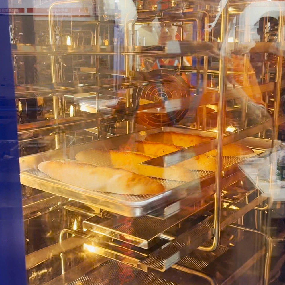 5 Trays Hot Air Rotary Convection Oven with Proofer