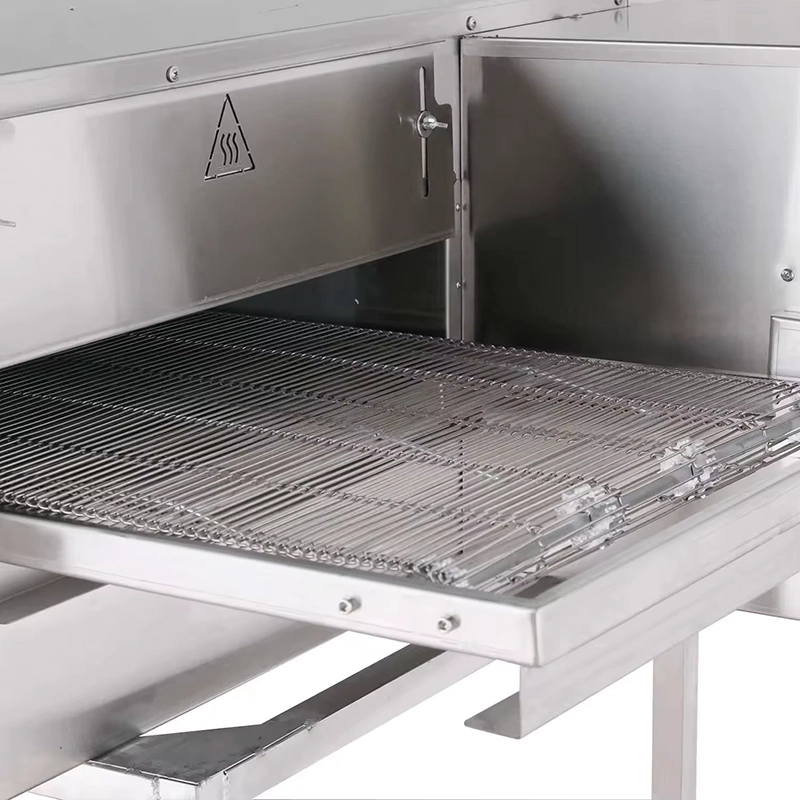 15-Zoll-Industrie-Pizzaofen mit elektrischem Förderband