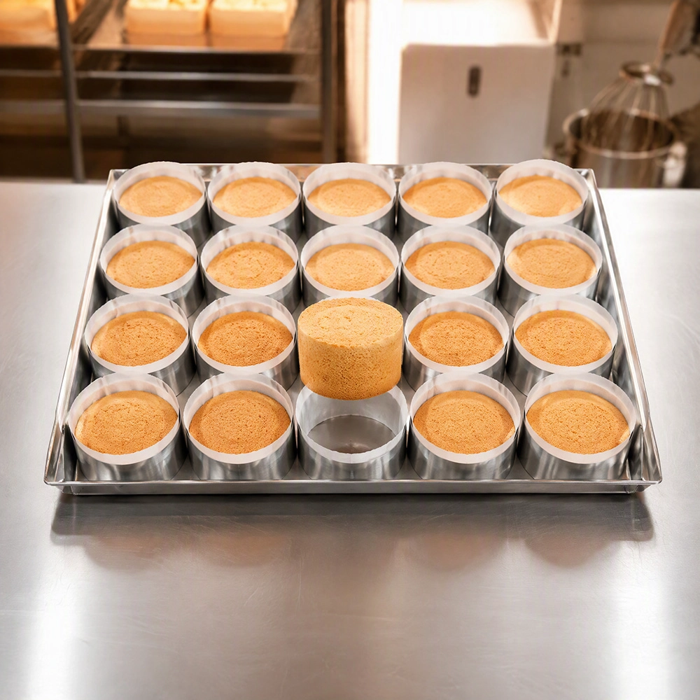 Custom Stainless Steel Round Mold Baking Tray