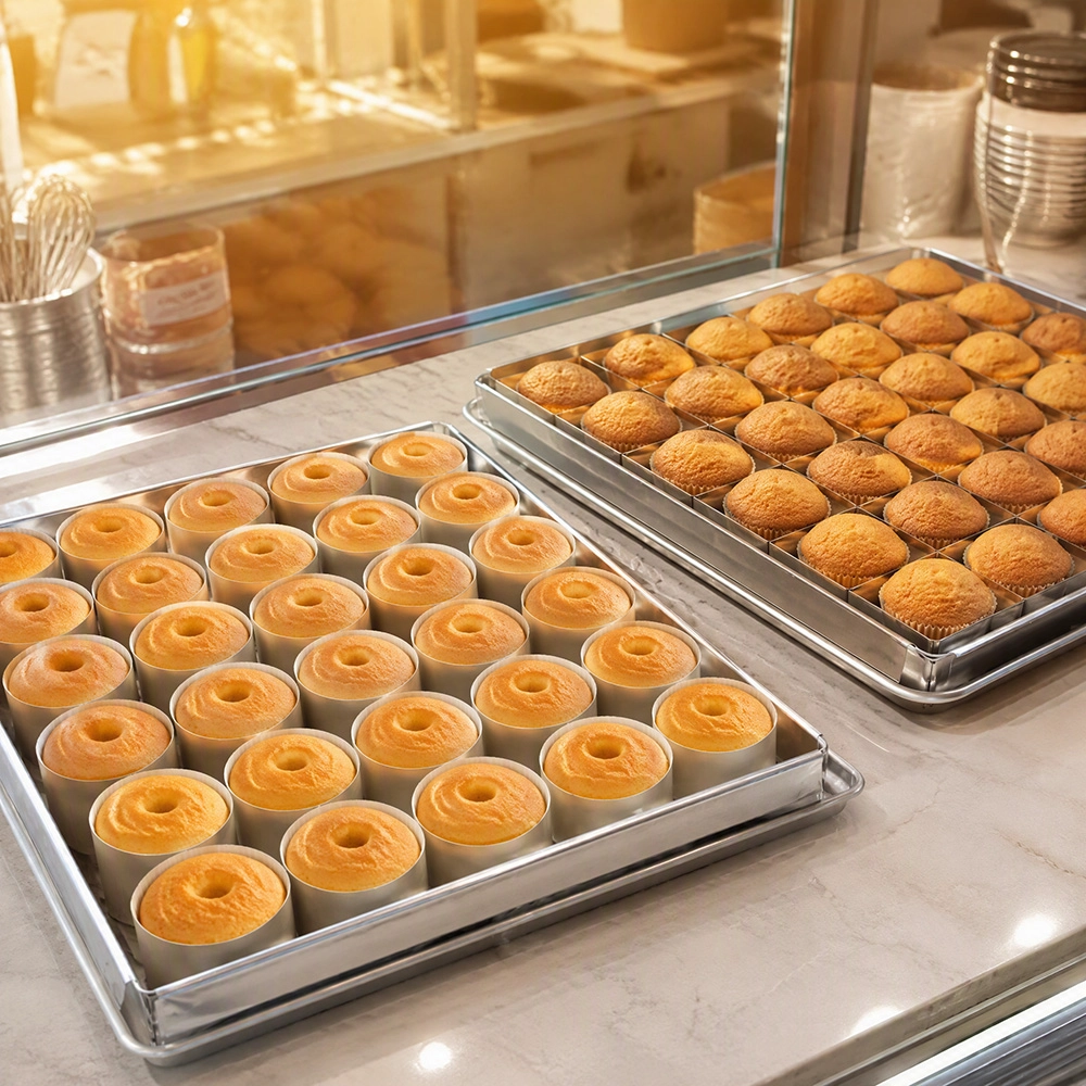 Custom Stainless Steel Round Mold Baking Tray