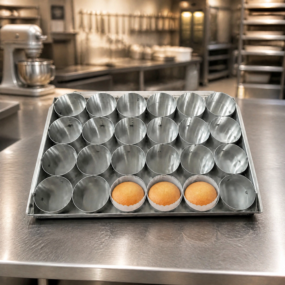 Custom Stainless Steel Round Mold Baking Tray