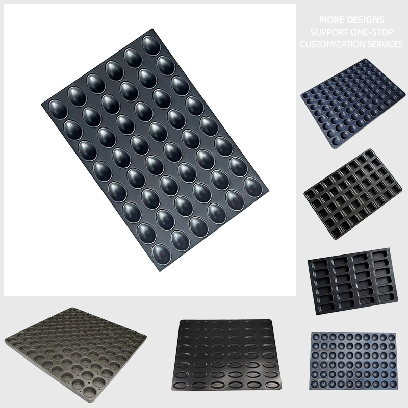 Moldes para hornear con forma de huevo de 48 cavidades Bandeja para hornear Bandeja para hornear