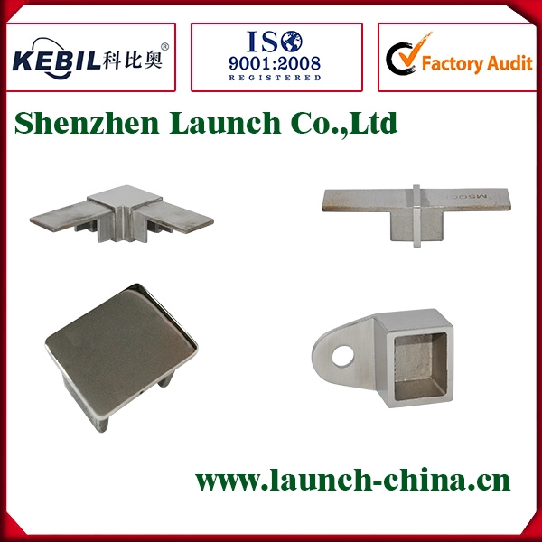 Square top railing fittings
