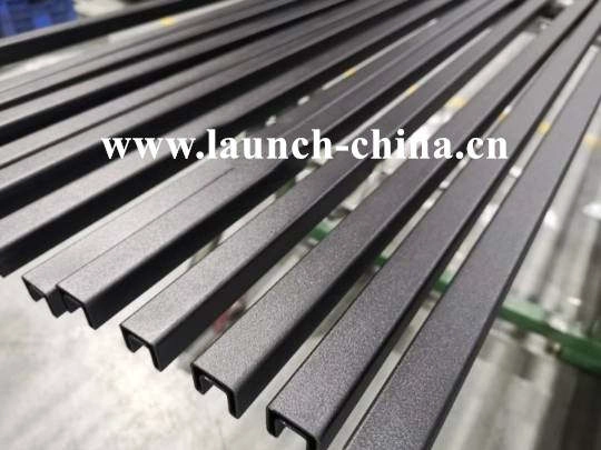 12mm glass fence use mini slot rail tube or top handrail pipe