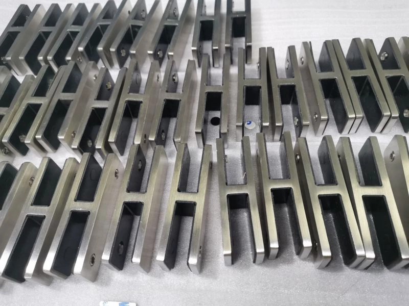 180 degree stainless steel inox glass to glass clamp for frameless glass railing