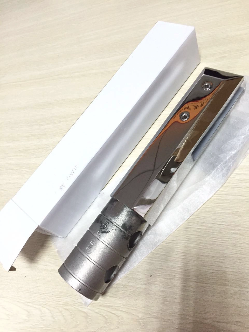 285mm square core drill glass spigot for frameless pool fence