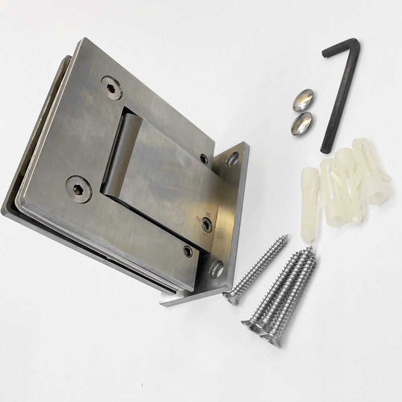 Bisagra de ducha de vidrio de baño de acero inoxidable 304