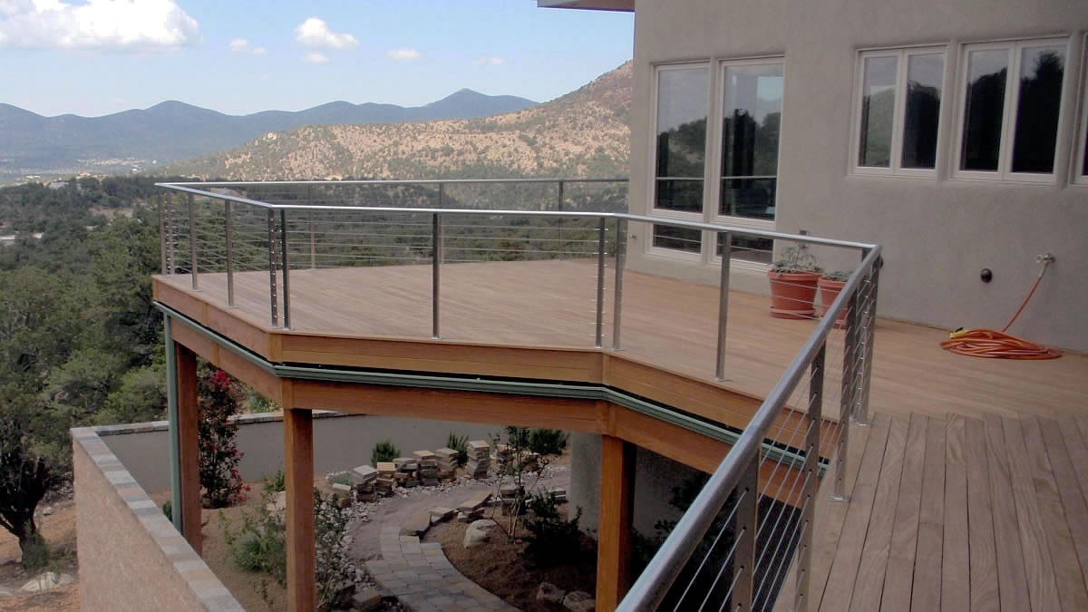 316 Stainless Steel Wire Cable Railing System Balustrade Cable Railing Post for Outdoor