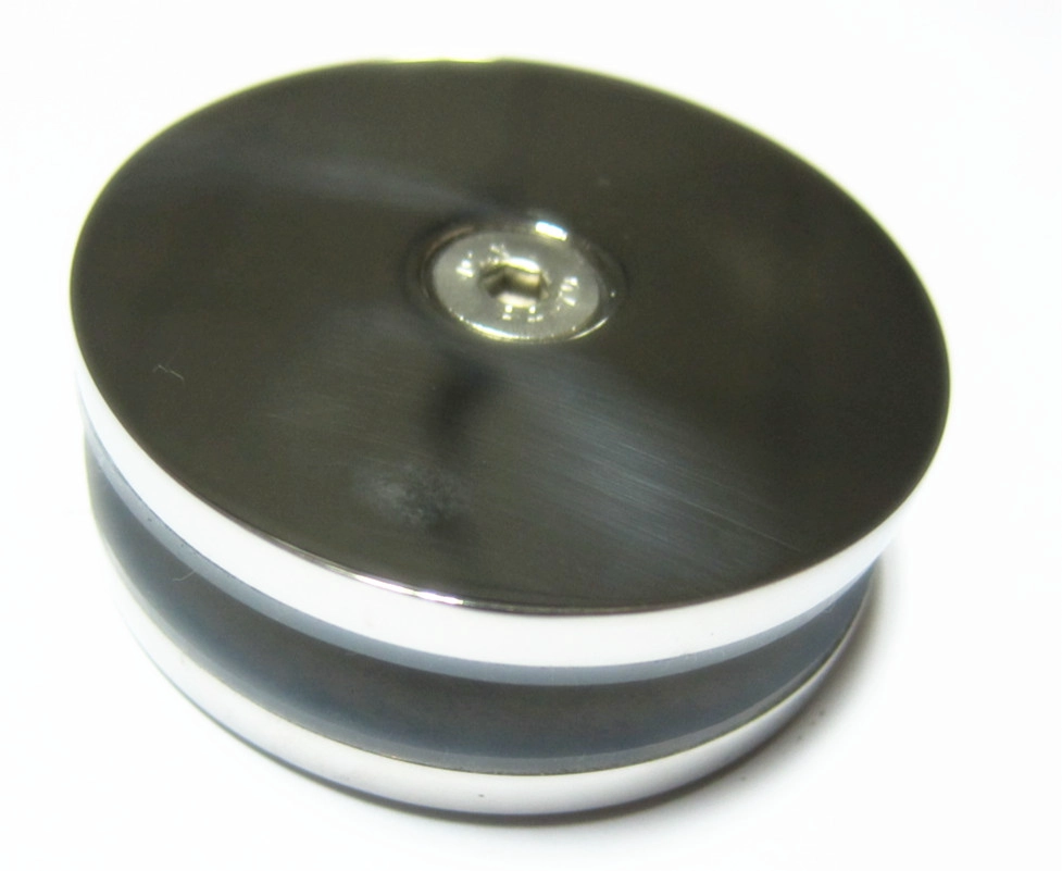 316 acero inoxidable 180 grados de vidrio redondo para abrazadera de vidrio