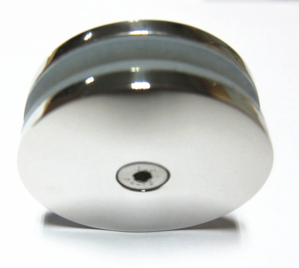316 acero inoxidable 180 grados de vidrio redondo para abrazadera de vidrio