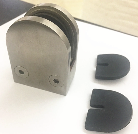 316 stainless steel glass railing clips 1/2 inch glass