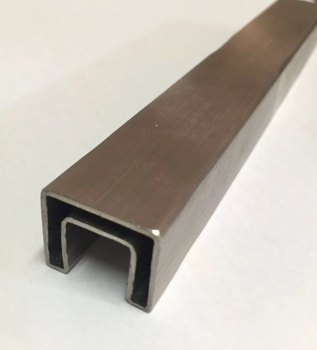 316 слот нержавеющей стали верхний поручень 21x25mm