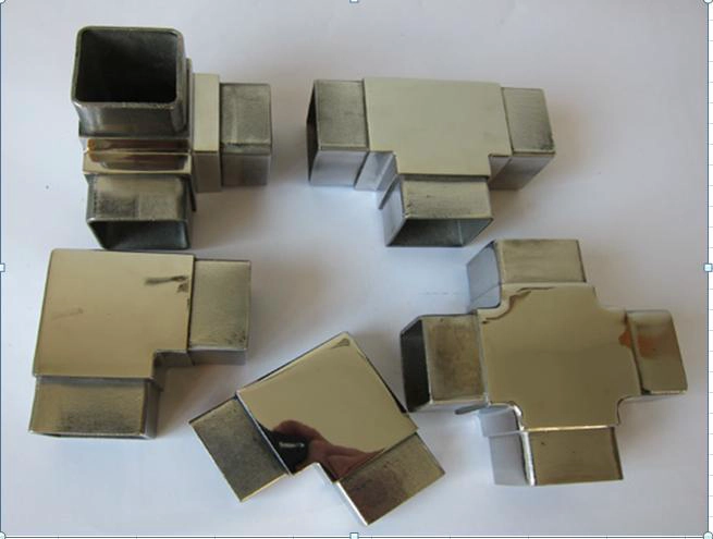40x40x1.5mm square quare tube connector for stainless steel pipe
