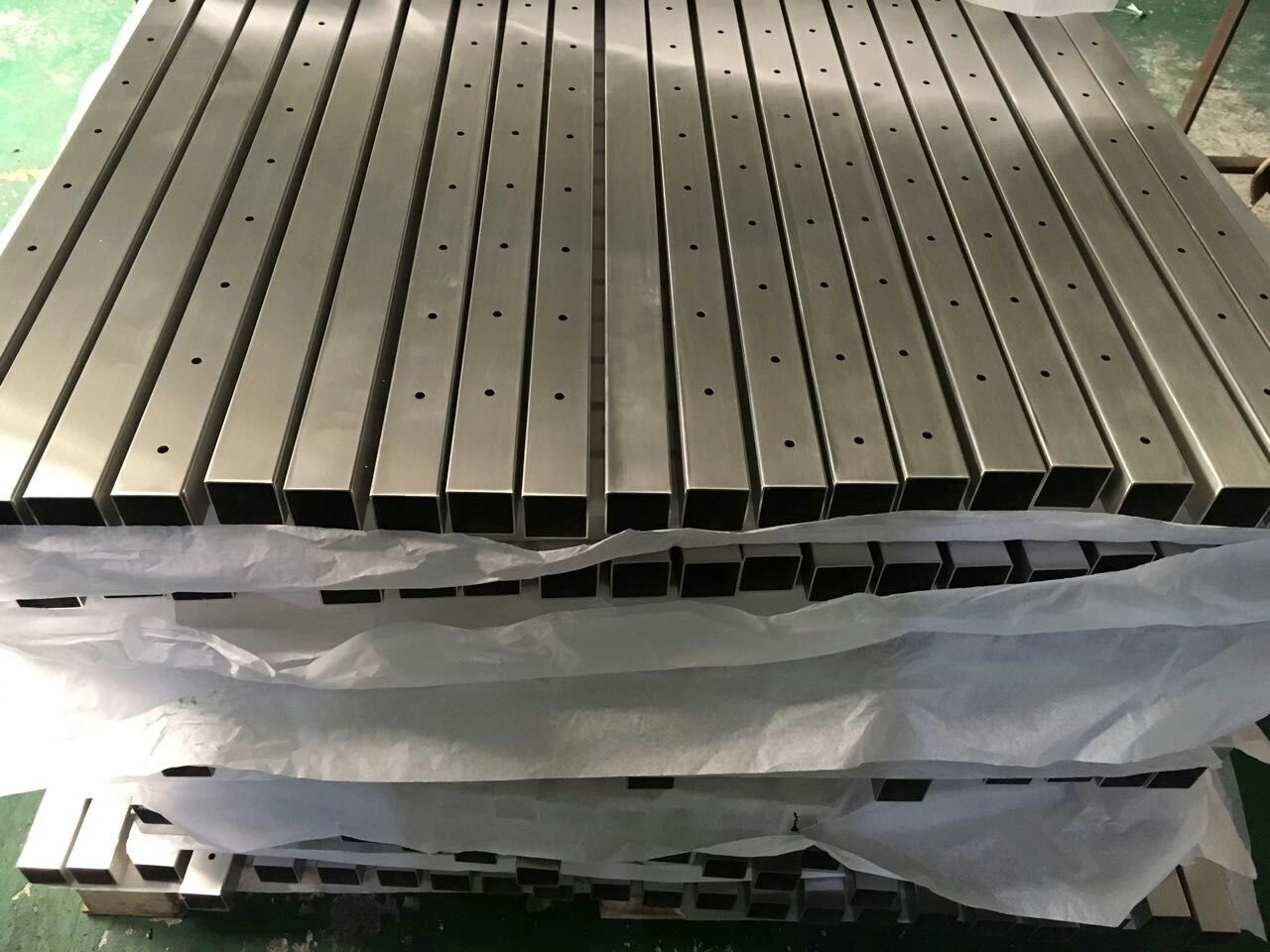 50 x 50mm stainless steel square post cable railing post