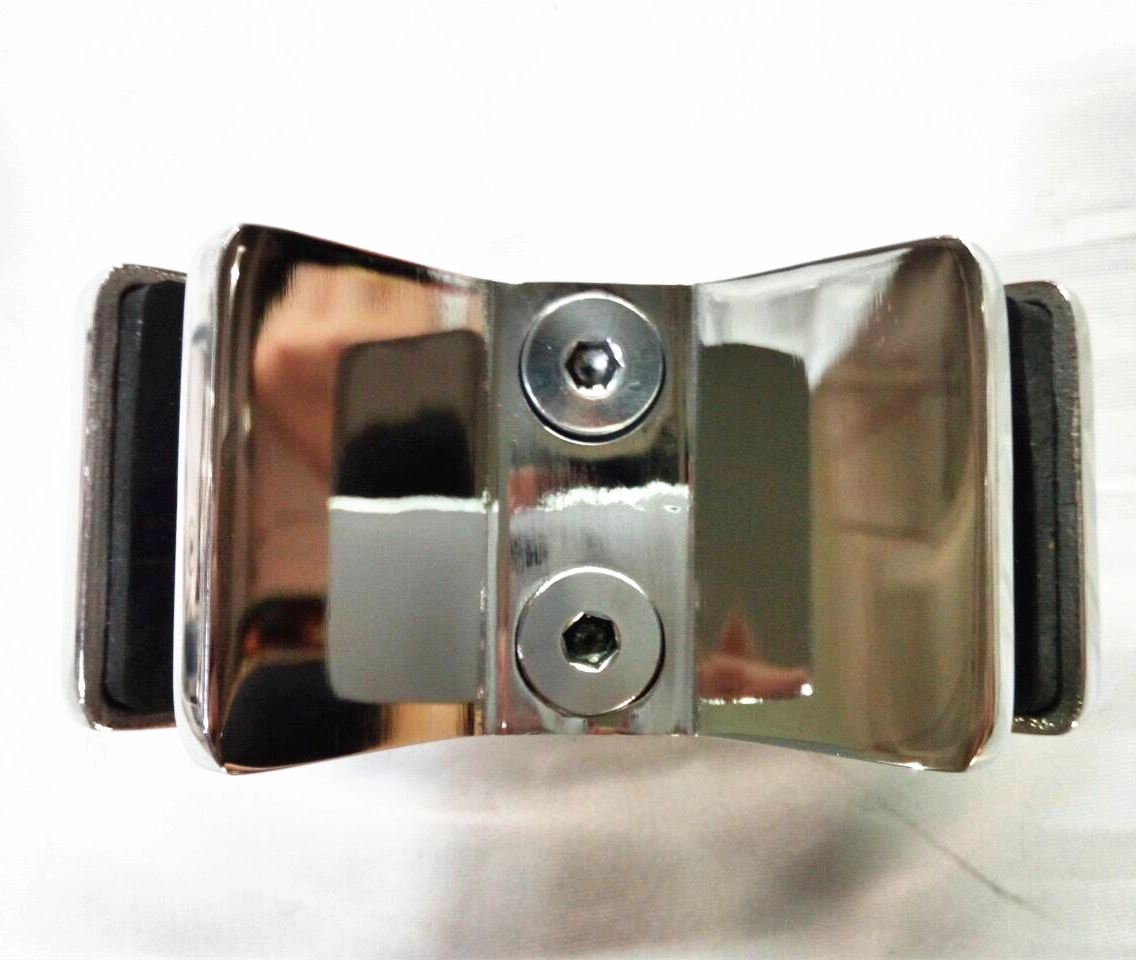 90 degree 316 standoff glass clamp for balcony glass railing