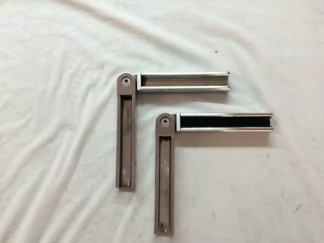 Top mounting Adjustable corner glass clamp for frameless glass railing