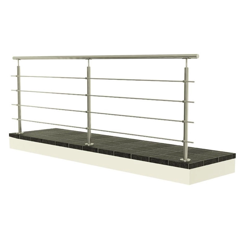 Bar a barre in acciaio inossidabile post balustro della barra della traversa con ringhiera per scale