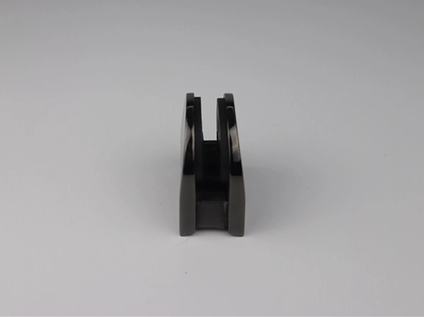 Braçadeiras de vidro preto para uso de porta de vidro