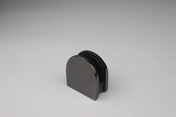 Braçadeiras de vidro preto para uso de porta de vidro
