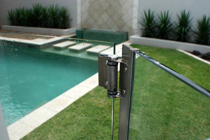 Cheap stainless steel 316 glass gate hinge for swimming pool fence frameless railing