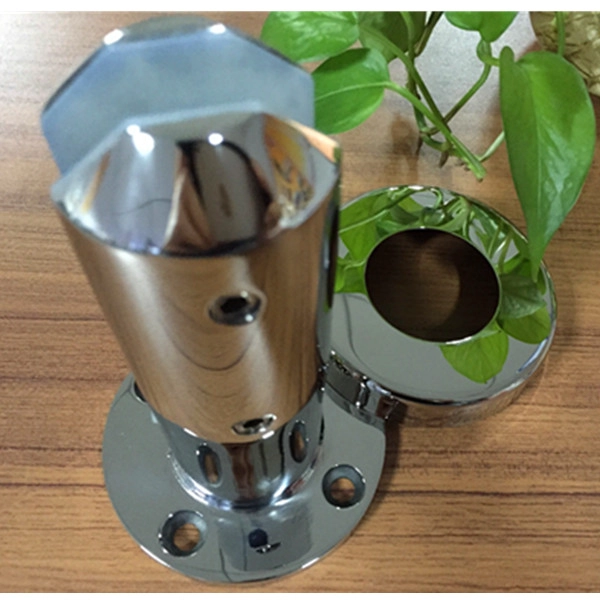 Cheap stainless steel round base plate glass spigot for swimming pool fence,small order accepted
