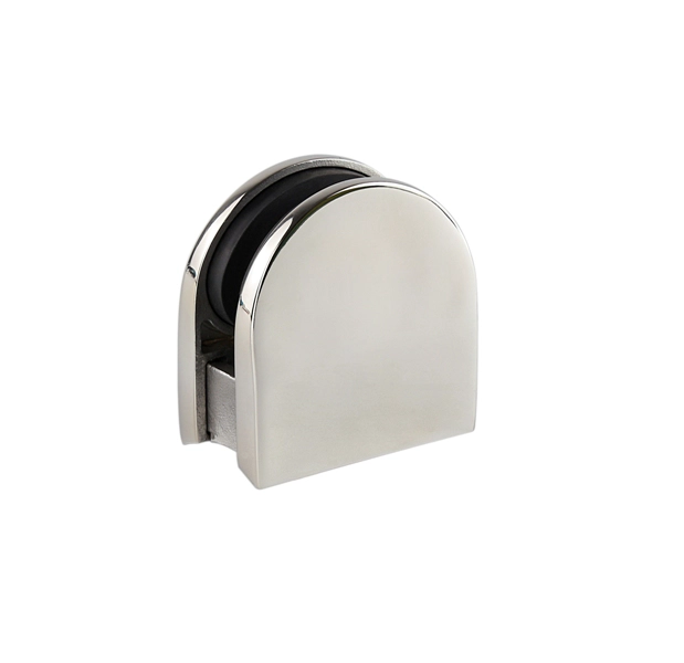 Customizing stainless steel 316L round balustrade glass clamp for pole 50.8mm
