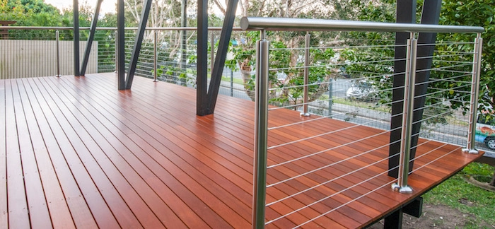 Deck Geländer Edelstahl Kabelgeländer