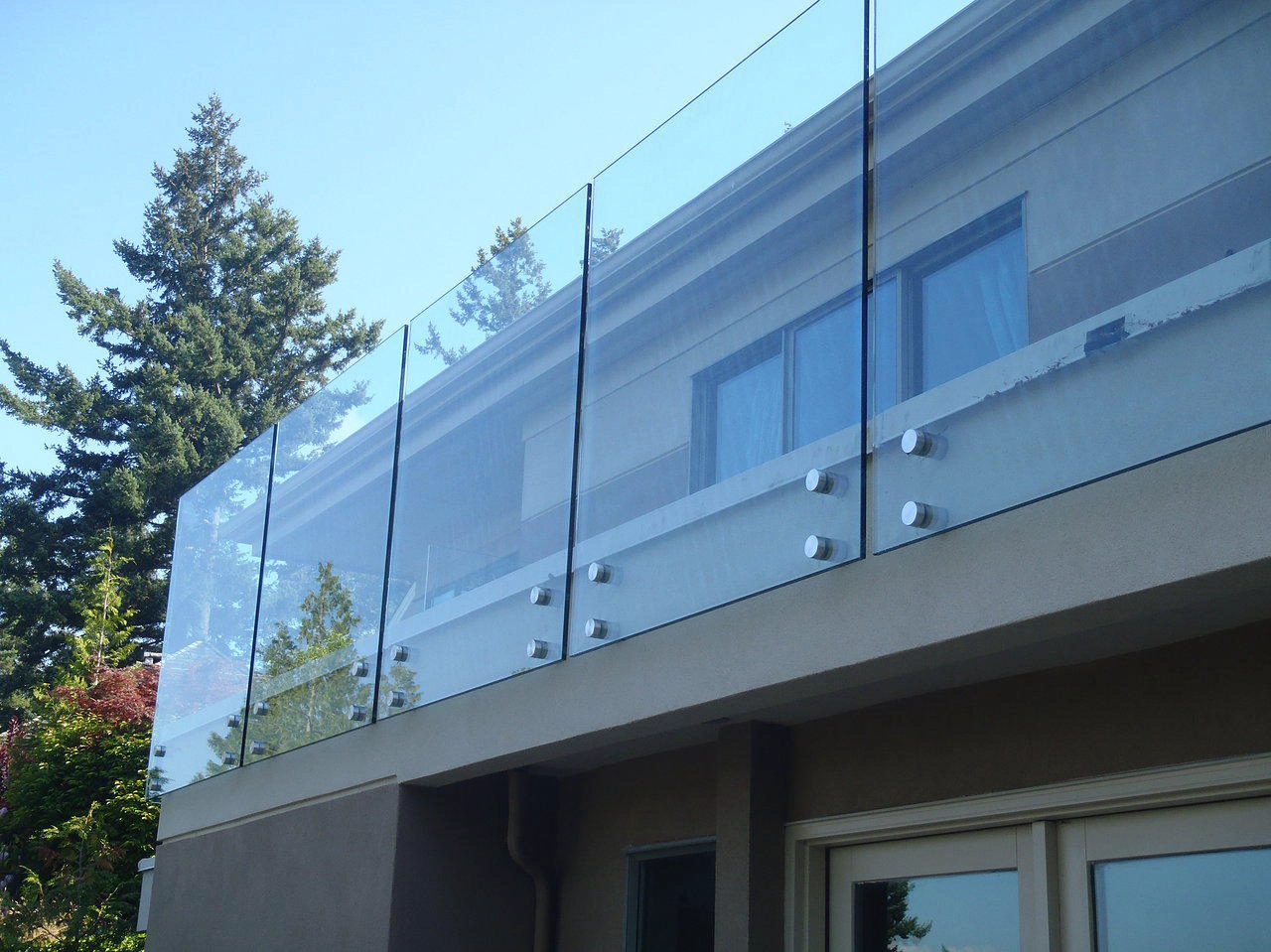 Espesor diferente del panel de cristal templado para la cerca de la piscina, escalera, balcón