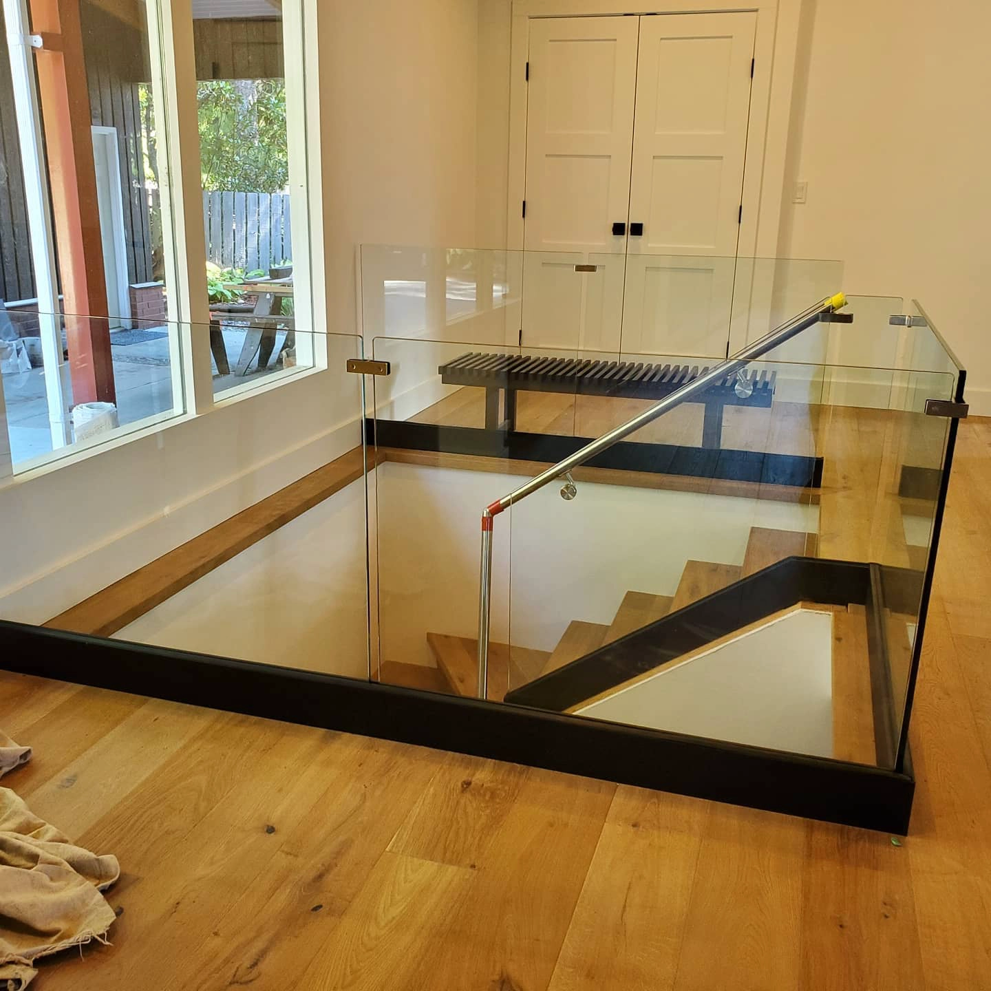 Rahmenlose Balustradenschiene Aluminium U-Kanal Glasgeländer Hardware