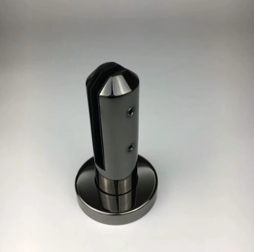 Rahmenloses Spigot-Geländer Marine Duplex 2205 Black Glass Spigot