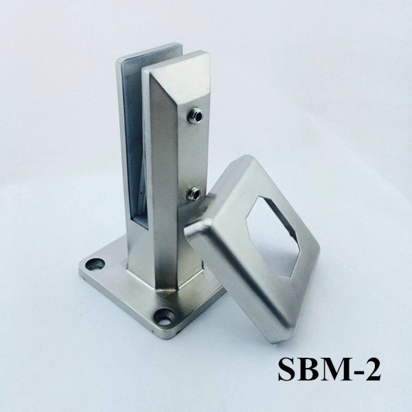 Frameless glass fence baseplate cannula pool