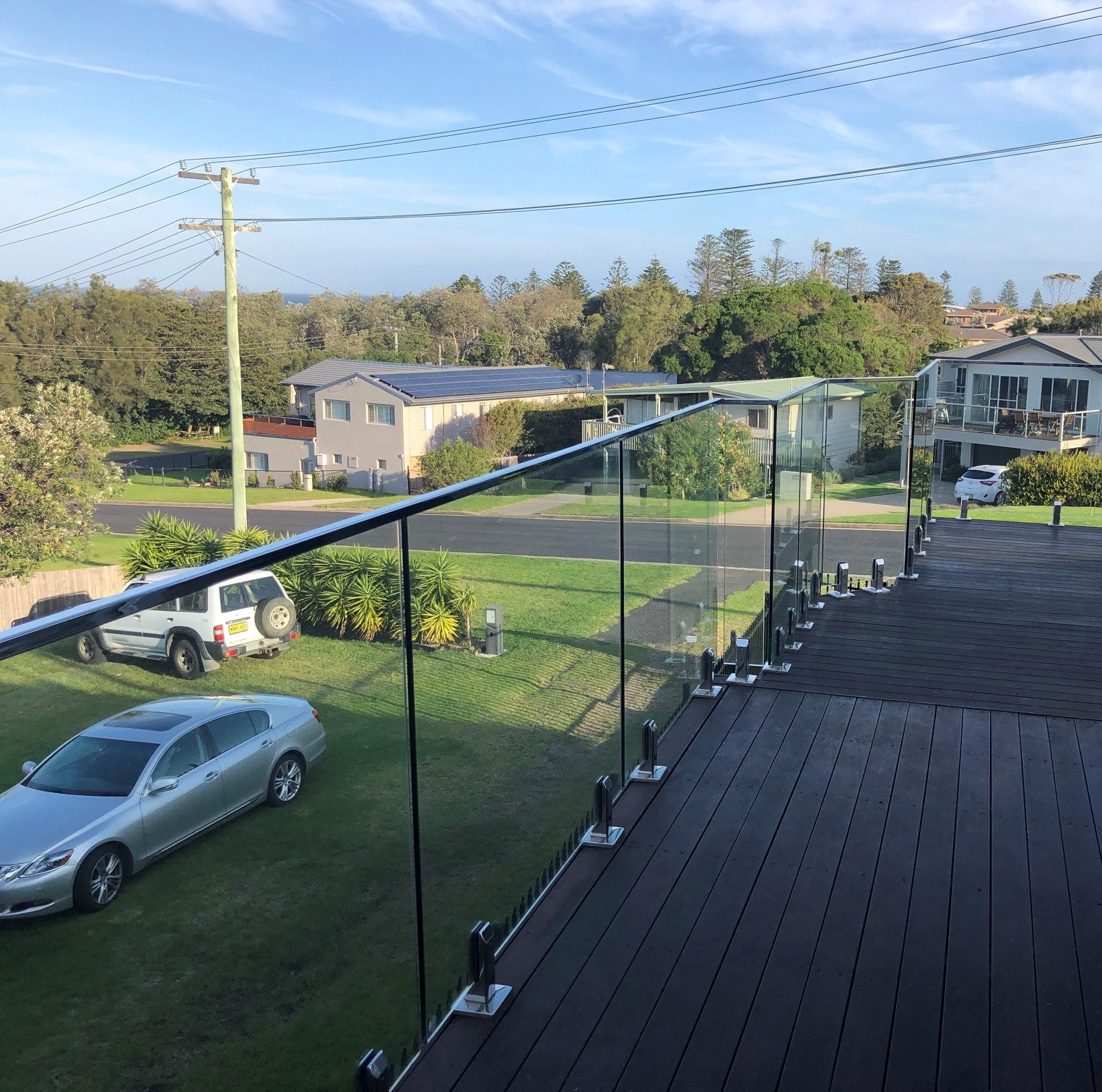 Glass Pool Fence Spigot / Stainless Steel Glass Railing Clamp