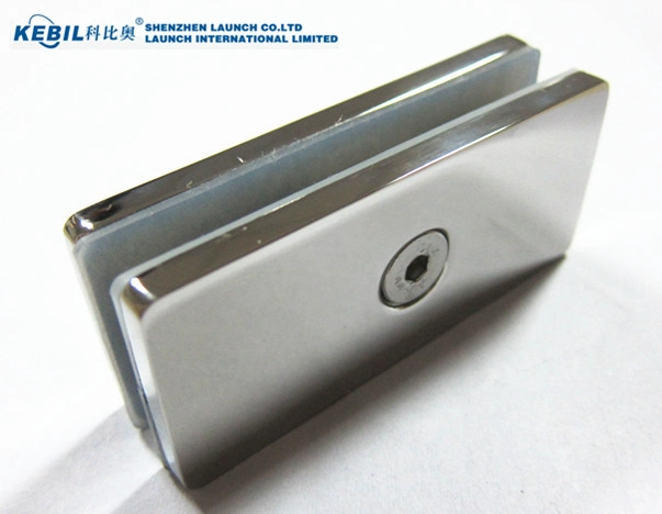 Glass Railing Hardware Square Glass to Glass Holder Clamp