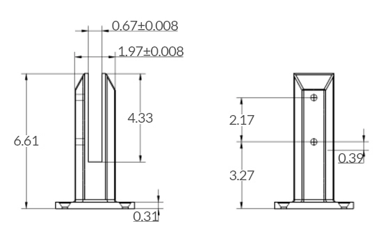 Glass spigots duplex 2205 stock for sale