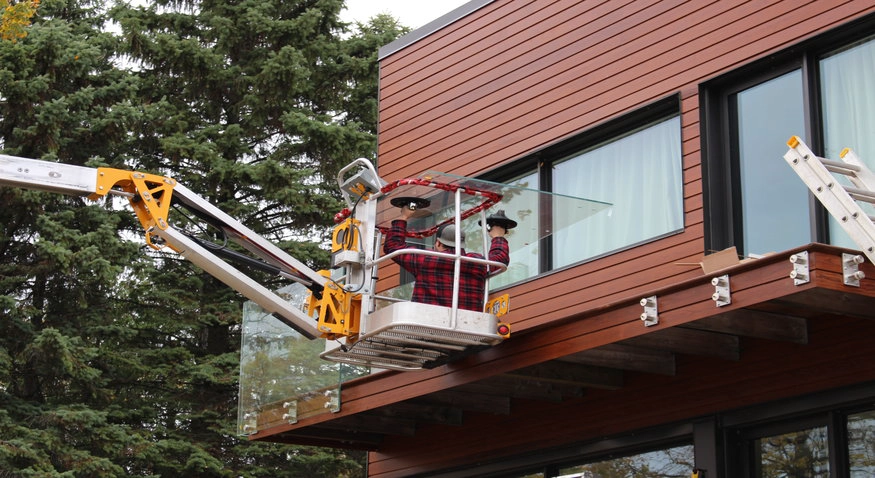 Heavy Duty Glass Rail Standoff Fitting with Mounting Plate SF-50T