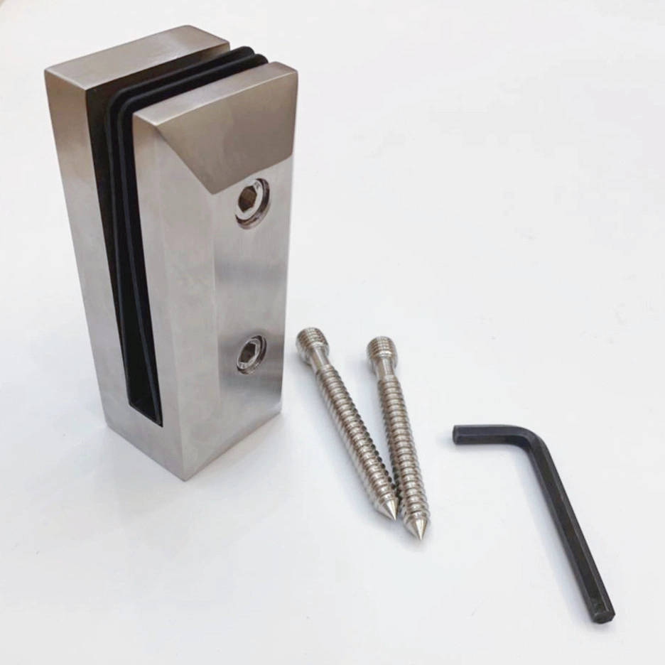 Hight Qight Qight Side Mount Spigot de vidro de aço inoxidável para balaustrada de vidro sem moldura
