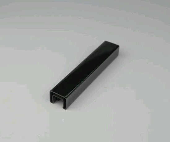 Matt Black Stainless Steel Slimline Handrail Mini Top Rail