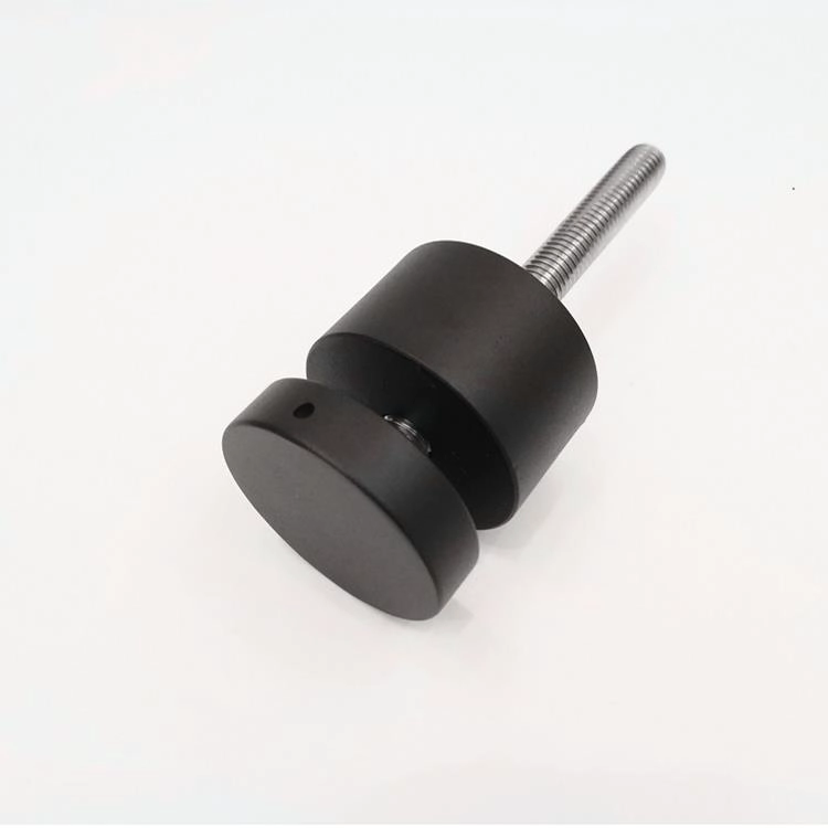 Matte preto 316 aço inoxidável 50mm diâmetro balaustrada canhoff pinos